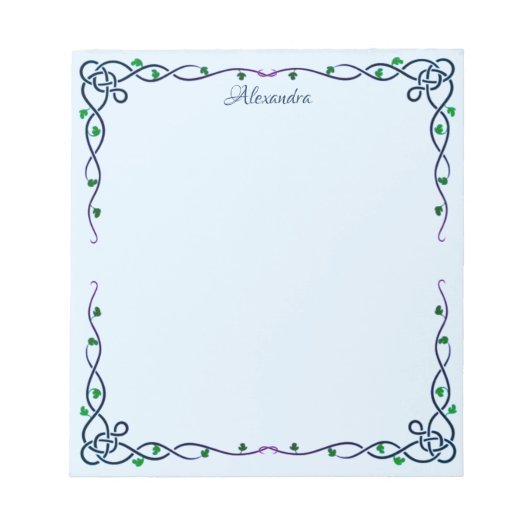 Celtic Trellis Notitieblok (Voorkant)