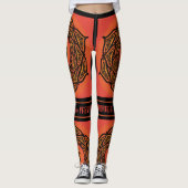 Celtic Tribal Sacral Chakra Leggings (Voorkant)