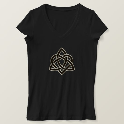 Celtic Trinity Heart Knot T=Shirt T-shirt (Design voorkant)
