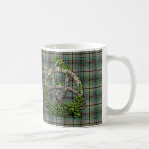Celtic Trinity Knot en Clan Craig Tartan Koffiemok