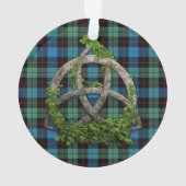 Celtic Trinity Knot en Clan Guthrie Tartan Ornament (achterkant)