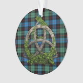 Celtic Trinity Knot en Clan Guthrie Tartan Ornament (voorkant)