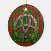 Celtic Trinity Knot en Clan MacLean van Duart Keramisch Ornament (Links)