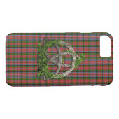 Celtic Trinity Knot en Clan MacPherson Tartan Case-Mate iPhone Case (Achterkant (Horizontaal))