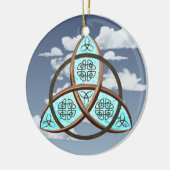 Celtic Trinity Knot Keramisch Ornament (Links)