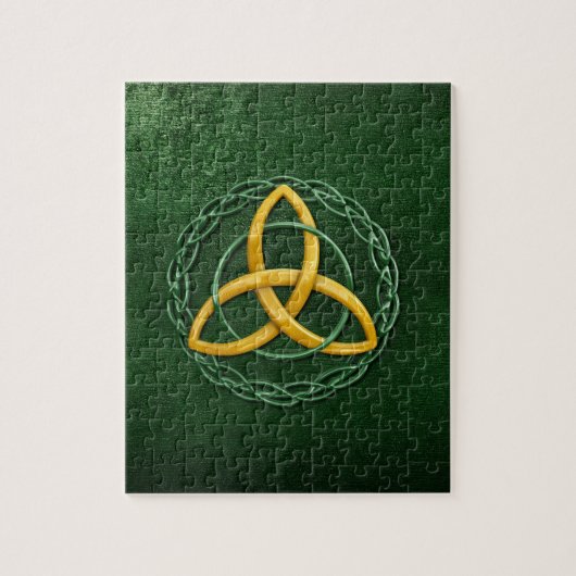 Celtic Trinity Knot Legpuzzel (Verticaal)