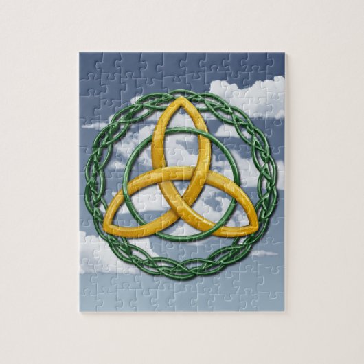 Celtic Trinity Knot Legpuzzel (Verticaal)