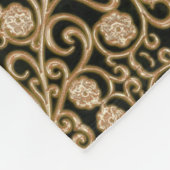 Celtic Trinity Knot op Forest Shadows   Fleece Deken (Hoek)