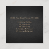 Celtic Trinity Knot Ornament Vierkante Visitekaartje (Achterkant)