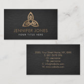 Celtic Trinity Knot Ornament Visitekaartje (Voorkant / Achterkant)