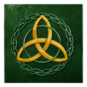 Celtic Trinity Knot Perfect Poster