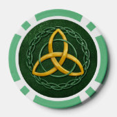 Celtic Trinity Knot Pokerchips (Achterkant)
