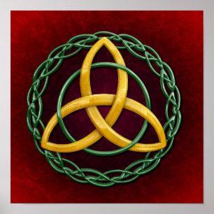 Celtic Trinity Knot Poster