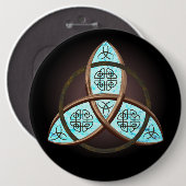 Celtic Trinity Knot Ronde Button 6,0 Cm (Voorkant /achterkant)