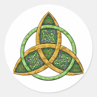 Celtic Trinity Knot Ronde Sticker