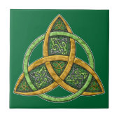Celtic Trinity Knot Tile Tegeltje (Voorkant)