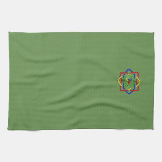 Celtic Trinity Knot Towel Theedoek (Horizontaal)