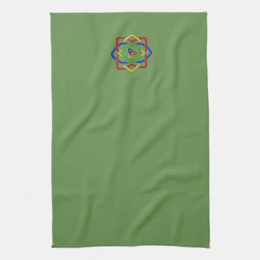 Celtic Trinity Knot Towel Theedoek (Verticaal)