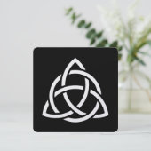 Celtic Trinity Knot Triquetra-symbool (Staand voorkant)