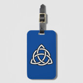 Celtic Trinity Knot Triquetra-symbool Bagagelabel (Voorkant (verticaal))