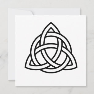 Celtic Trinity Knot Triquetra-symbool Kaart