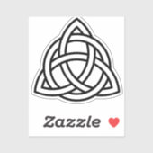 Celtic Trinity Knot Triquetra Symbool Sticker Labe (Vel)