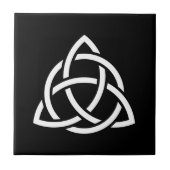 Celtic Trinity Knot Triquetra-symbool Tegeltje (Voorkant)