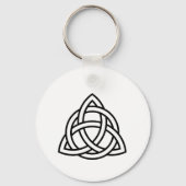 Celtic Trinity Knot Triquetra Wicca Symbol Sleutelhanger (Voorkant)