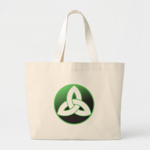 Celtic Trinity Knot Up Grote Tote Bag