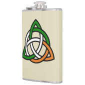 Celtic Trinity Knot Vinyl Wrap Flask Heupfles (Links)