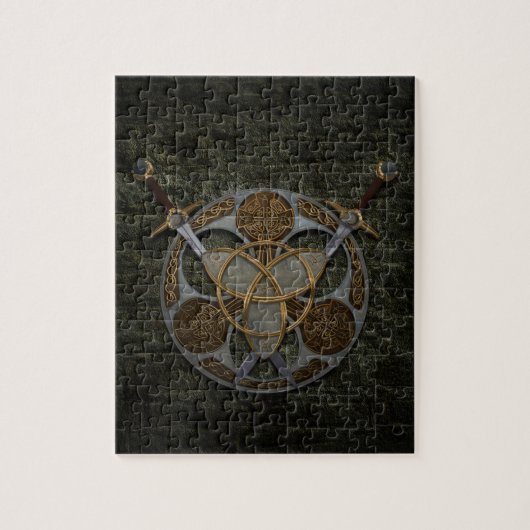 Celtic Trinity Shield Legpuzzel (Verticaal)