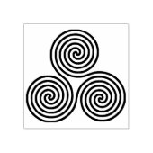 Celtic Triple Spirals overzicht + jouw ideeën Rubberstempel (Afrduk)