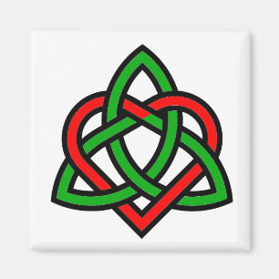 Celtic Triquetra Heart Magnet Magneet