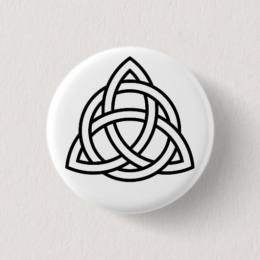 Celtic Triquetra (Trinity) Button (Voorkant)