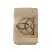 Celtic Triquetra Trinity Knot Bath Mat (Voorkant Verticaal)