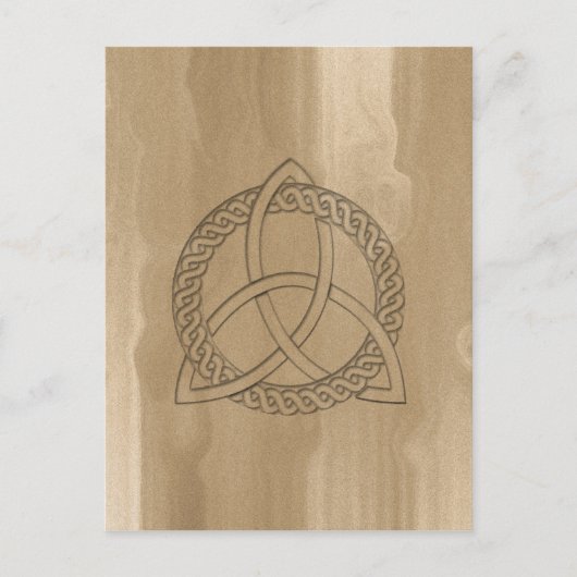 Celtic Triquetra Trinity Knot Briefkaart (Voorkant)