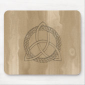 Celtic Triquetra Trinity Knot Button Mousepad Muismat (Voorkant)