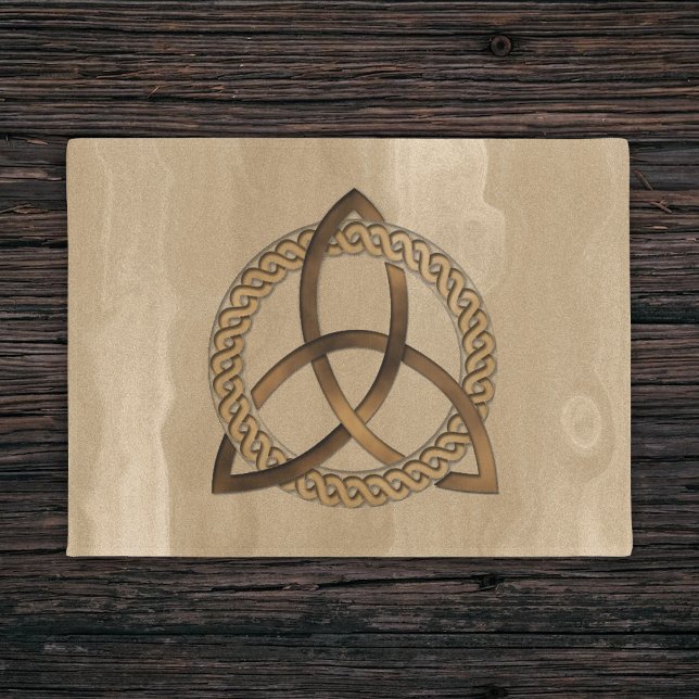 Celtic Triquetra Trinity Knot Doormat Deurmat (Creator heeft geüpload)