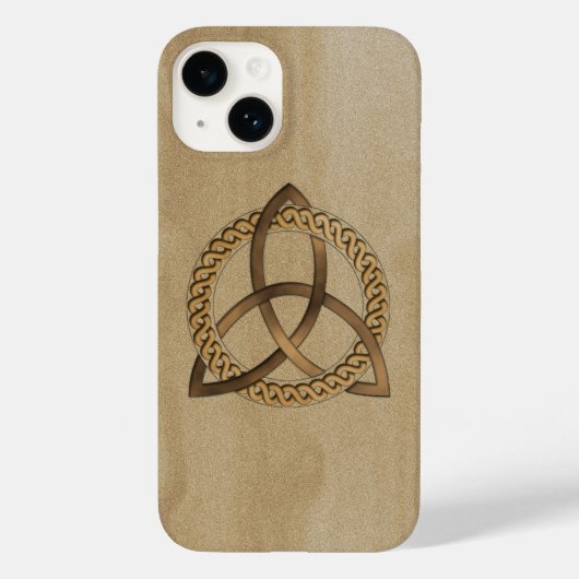 Celtic Triquetra Trinity Knot iPhone 14 Hoesje (Achterkant)