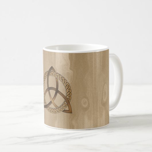 Celtic Triquetra Trinity Knot Mok (Voorkant rechts)
