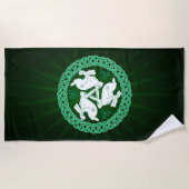 Celtic Trisangers Hares Strandlaken (Voorkant)