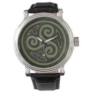 Celtic Trisangers Triskelion Horloge