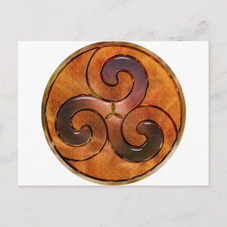 celtic trisĭ gold briefkaart