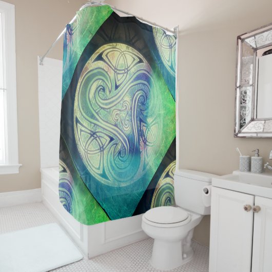 Celtic Triskele rideau (En situation)