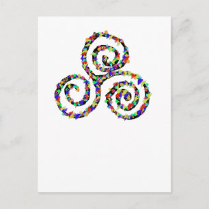 Celtic Triskelion Sterkte Briefkaart