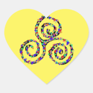 Celtic Triskelion Sterkte Hart Sticker