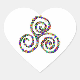 Celtic Triskelion Sterkte Hart Sticker