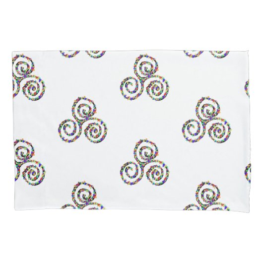 Celtic Triskelion Sterkte Kussensloop (Voorkant)