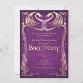 Celtic Viking Dragon verjaardag Kaart (Voorkant)