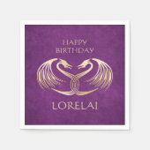 Celtic Viking Dragon verjaardag Servet (Voorkant)